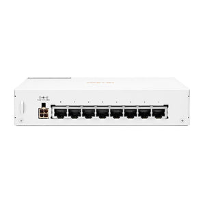 HPE Aruba Instant On 1430 8G 8-port PoE 64W GbE Unmanaged Switch with 8x RJ-45 autosensing Class4 PoE 10/100/1000 ports R8R46A
