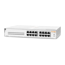 Load image into Gallery viewer, HPE Aruba Instant On 1430 16-port PoE GbE Layer 2 Unmanaged Switch with 16x RJ-45 autosensing 10/100/1000 Class 4 PoE ports R8R48A
