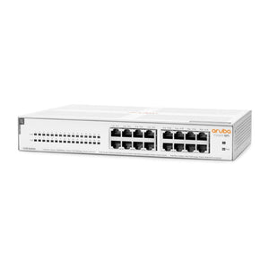 HPE Aruba Instant On 1430 16-port PoE GbE Layer 2 Unmanaged Switch with 16x RJ-45 autosensing 10/100/1000 Class 4 PoE ports R8R48A