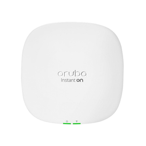 HPE Aruba Instant On AP25 RW 4x4 Wi-Fi 6 Indoor Access Point 2.4 GHz: 574 Mbps, 5 GHz): 4.8 Gbps R9B28A