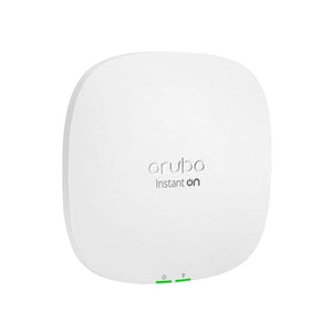 HPE Aruba Instant On AP25 RW 4x4 Wi-Fi 6 Indoor Access Point 2.4 GHz: 574 Mbps, 5 GHz): 4.8 Gbps R9B28A