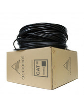 Load image into Gallery viewer, 305m Roll, Black, Solid Copper, UV protected, SF/TP, CAT6 Cable (Outdoor Use), 23 AWG, Cabling and Cabinets, LAN Cable and Connectors, Outdoor Cable
