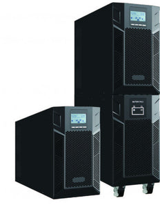 Acconet 6000VA(5400W) Online Tower Ups (Uninterrupted Power Supply) - Tower Mount UPS 16 x 12V 7AH Batteries - 10-15 Min @ 5400W - Battery Backup