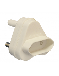 Acconet – Adaptor with 1x 5A 2 Pin / Euro Adaptor with SA Plug Head, the ultimate solution for your 2-pin power needs, AC-Plug-2Pin-5A