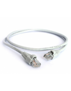 Acconet CAT5e UTP Flylead, 0.5 Meter, Straight (T568B) Stranded Cable, Moulded Boots and Plugs, Grey, Cabling & Racks, LAN Cable & Connectors, Flylead