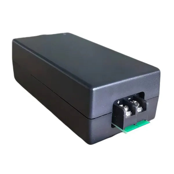 Acconet DC Input Gigabit PoE+ Injector 802.3af/at POE injector with 11-30 VDC input with Auto-MDI/MDI-X and Auto-Negotiation POE-DC24-G-AT