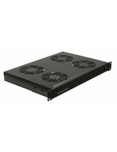 Acconet Fan Unit, 4 Fans, 1U, Black, Power Switch, C14 Power Connector, Power cable not included, Cabling and Cabinets, Cabinets & Racks, Accessories