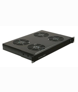 Acconet Fan Unit, 4 Fans, 1U, Black, Power Switch, C14 Power Connector, Power cable not included, Cabling and Cabinets, Cabinets & Racks, Accessories