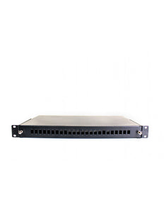 Acconet Fibre Patch Panel 24 port, Unpopulated, 19-inch drawer, Fibre Optics, Fibre Enclosures, ideal for Connectivity and Networking Installations