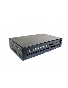 Acconet Fibre Patch Panel 48 port, Unpopulated, 19-inch drawer, Fibre Optics, Fibre Enclosures, Ideal for Connectivity and Networking Installations