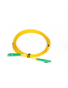 Fibre Optics Patch Cable with Connectors/Terminated, 1Meter, Acconet Patch Lead LC/APC-LC/APC Duplex 1-Meter, G.652D, 2.0mm, LSZH - AC-Fib-Pl-Lc-1m-ad