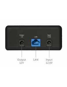 Acconet PoE Mini-UPS with 802.3at PoE Standard - for uninterrupted power to wireless CPE, Router or Wi-Fi access point - USB for cellphone charging