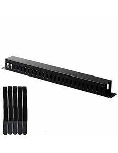 Acconet Server Rack Cable Management Bracket 1U, Black, Sever Rack Accessory, Cabling and Cabinets, Cabinets and Racks, Bracket Accessories, RM-cm-1U