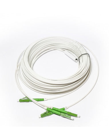 Acconet Uplink Cable LC-LC APC 30-Meter Cable, 2 Core, G657A2, Single Mode, Indoor Cable, Fibre Optics, Fibre Cable AC-FIB-CAB-LC-30m-a