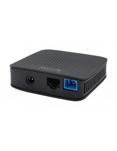 Acconet xPON ONU 1x Gigabit LAN, Up to 2.5Gbps downlink, 1.25Gbps uplink, 1x SC/UPC Port, 1 Gbps LAN, 12V DC Power Supply PSU, Fibre Optics, xPON CPE