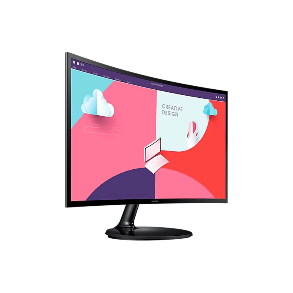 SAMSUNG LS24C360EA 24'' FHD Curved Monitor, 1920x1080, 1800R, 75Hz, 178/ 178 Viewing Angle, 1xD Sub, 1x HDMI, 16.7M Colour Support