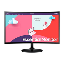 Load image into Gallery viewer, SAMSUNG LS24C360EA 24&#39;&#39; FHD Curved Monitor, 1920x1080, 1800R, 75Hz, 178/ 178 Viewing Angle, 1xD Sub, 1x HDMI, 16.7M Colour Support
