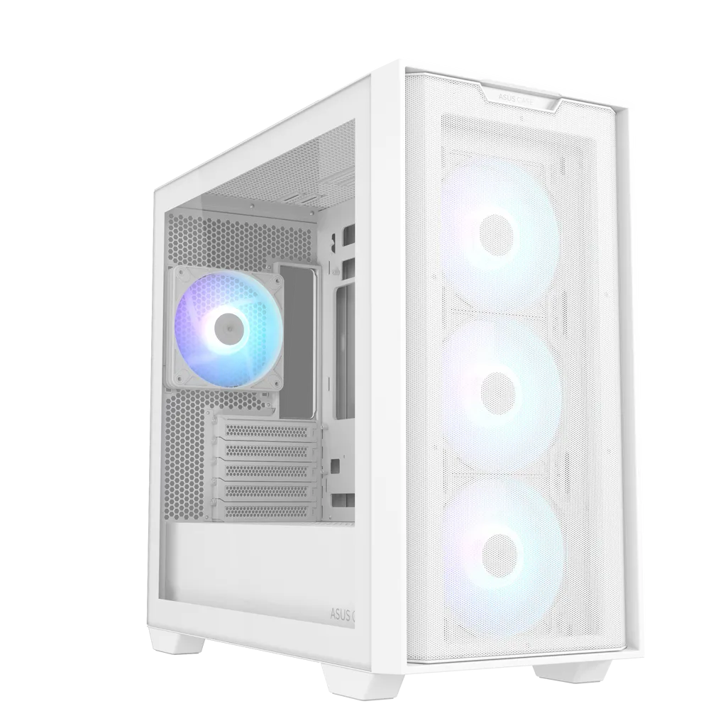 ASUS A21 PLUS Chassis White Micro-ATX, Mini-ITX, Top Radiator: 120,140,240,280,360mm, Dimensions: 220 x 430 x 465mm