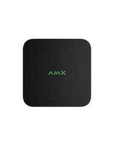 AJAX Security Black 8-Channel 4K NVR, Up to 4K resolution, Supports H.264 & H.265, Compatible with all AJAX hubs, ONVIF & NDAA Compliant, AJAX-NVR-8-B