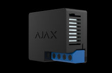 Load image into Gallery viewer, AJAX Security Automation Black WallSwitch, Power Relay to Control 100/230V Power Supply Remotely, Protects against overcurrent, surges | AJAX-AD-WS-B
