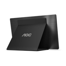 Load image into Gallery viewer, AOC-16T3E Portable Monitor USB-C Powered | 15.6-inch | IPS Full HD (FHD) 1920 x 1080 Display Resolution |USB-C Powered × 2 | Carry case | Pivot | VESA
