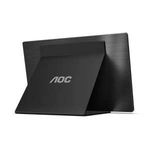 AOC-16T3E Portable Monitor USB-C Powered | 15.6-inch | IPS Full HD (FHD) 1920 x 1080 Display Resolution |USB-C Powered × 2 | Carry case | Pivot | VESA