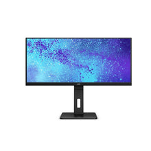 Load image into Gallery viewer, AOC Q34P2 Ultra-Wide FHD (2560x1080) 34-inch Monitor, 75Hz, IPS, HDR Mode, VA WFHD 2560x1080, HDMI DP, VESA, HAS, Flicker Free, Low Blue Mode, Monitor
