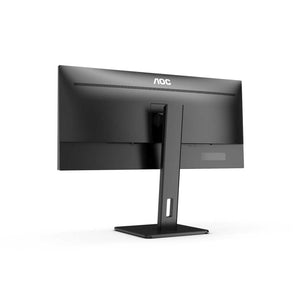 AOC Q34P2 Ultra-Wide FHD (2560x1080) 34-inch Monitor, 75Hz, IPS, HDR Mode, VA WFHD 2560x1080, HDMI DP, VESA, HAS, Flicker Free, Low Blue Mode, Monitor