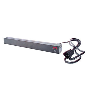 APC rack PDU basic 1U 16A 208 230V Frees up Uspace, installs easily with 12 IEC C13 outlets for IT gear, Protects against overloads AP9565