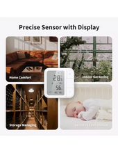 Load image into Gallery viewer, Aqara Climate Sensor W100 Temperature &amp; Humidity Monitoring, Zigbee 3.0 Connectivity, E Ink Display, 2-Year Battery Life AQ-SNSR-CLIMATE
