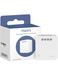 Aqara Controller Single Switch Module T1 (With Neutral), Requires Aq-Hub-Cam-G2h-Pro or G3, Aq-Hub-M1s-G2, or Aq-Hub-M2 - IoT & Smart Home Controllers