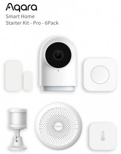 Aqara Smart Home Starter Kit Pro, Includes Motion Sensor, Camera Hub G2H-Pro, Wireless Mini Switch, Hub M1S Gen2, Door and Window Contact Sensor