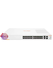 Load image into Gallery viewer, HPE Networking Instant On 1960 2SFP+ 24 Port  370W Switch, Smart-managed layer 2+, 24x PoE GbE ports, 2 Dedicated 10G SFP+ | ARU-IO-SW196024G-370W
