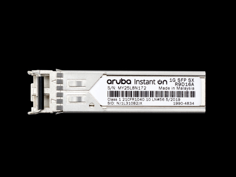 HPE Networking Instant On 1G SFP LC SX 500m MMF XCVR SFP Module, Multi Mode SFP Module for Aruba 1430, 1830, 1930 switches, Repeaters and Transceivers