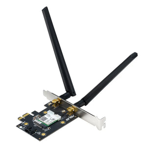 Asus PCe-AX3000 Wi-Fi 6 (802.11ax) AX3000 Dual-Band PCIe Wi-Fi Adapter, WiFi Driver: Win11/Win10x64 driver, BT Driver: Win11/Win10x64 (L1 Shelf 23A)