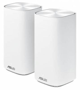 Asus ZenWiFi CD6(W-2PK) - AC1500 Dual-band Whole-Home Mesh WiFi System 2 Pack - Coverage up to 465 Sq. Meter/5000 Sq. ft. - 4X Gigabit Ports - 3 SSIDs