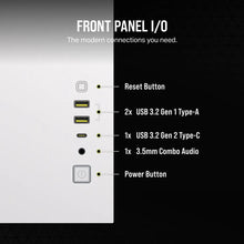 Load image into Gallery viewer, Corsair 2500D Airflow Micro ATX Dual Chamber PC Case, Midi Tower, PC CASE, White, ATX, 18 cm, 40 cm, Width: 304 mm, Depth: 469 mm, Height: 376 mm
