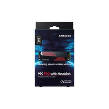 Load image into Gallery viewer, Samsung MZ-V9P4T0CW 990 Pro 4 TB NVMe SSD W/Heatsink, Read Speed up to 7450 Mb/s; Write Speed up to 6900 Mb/s, Component for PC/Game console
