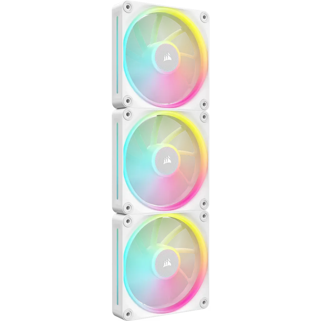 CORSAIR LX RGB Series; iCUE LINK LX120 RGB White; 120mm Fan; Triple Pack