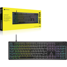 Load image into Gallery viewer, CORSAIR K55 Core Gaming Keyboard; Backlit Zoned RGB LED; Rubberdome
