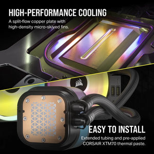 Corsair iCUE Link H150i LCD Liquid CPU Cooler - QX120 RGB Fans - 360mm Radiator - Fits Intel LGA 1700; AMD AM5 - iCUE LINK System