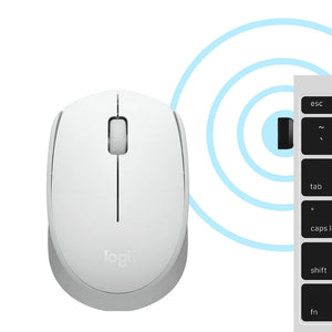 LOGI M171 Wireless mouse (White) Nano USB receiver 3 buttons optical, 910-006867