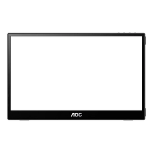 AOC-16T3E Portable Monitor USB-C Powered | 15.6-inch | IPS Full HD (FHD) 1920 x 1080 Display Resolution |USB-C Powered × 2 | Carry case | Pivot | VESA