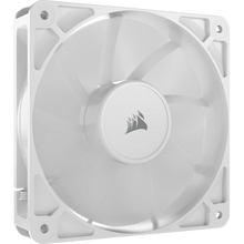 Load image into Gallery viewer, CORSAIR RS120 120mm PWM Fan – White, Fan diameter: 12 cm, Noise level (low speed): 10 dB, Noise level (high speed): 36 dB, Maximum airflow: 72.8 cfm
