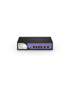 Bdcom 4-Port 100M Unmanaged PoE Switch (4-Port PoE + 2-Port 100Mbps RJ45) 60W PoE Budget, Built-in AC power supply, DIP Function, Desk-top enclosure