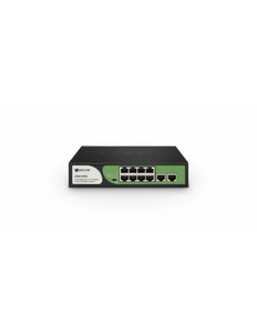 Bdcom 8-Port Gigabit Unmanaged PoE Switch (8-Port PoE + 2-Port Gigabit RJ45) 90W PoE Budget, Built-in AC power supply, DIP Function, Desktop/rackmount