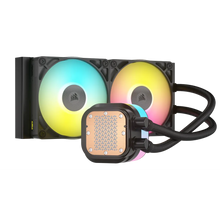 Load image into Gallery viewer, Corsair iCUE Link TITAN 240 RX RGB Liquid CPU Cooler – RX120 RGB Fans – Fits Intel LGA 1851/1700; AMD AM5/AM4 – iCUE Link System
