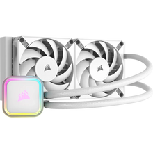 Load image into Gallery viewer, Corsair iCUE H100i ELITE RGB 240mm Liquid CPU Cooler White, Type: All-in-one liquid cooler, Fan diameter: 12 cm
