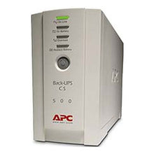 Load image into Gallery viewer, APC Back-UPS, 500VA/300W Usb/Serial, Compact Tower UPS, 230V, 4x IEC C13 Outlets, Restore power backup capacity with user-replaceable battery BK500EI
