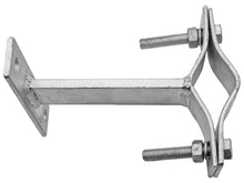 Load image into Gallery viewer, T-Stand off Bracket 150mm, made from galvanized steel which prevents rusting, Clamps included, Dimensions: 205 x 160 x 150mm, 1.50kg, Antenna Mounts
